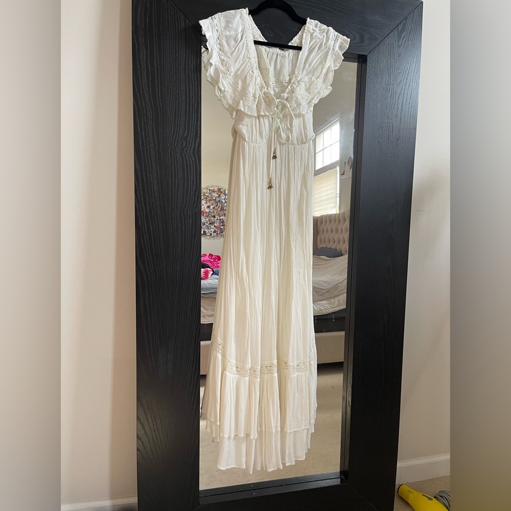 Free people off white/cream Maxi Dress